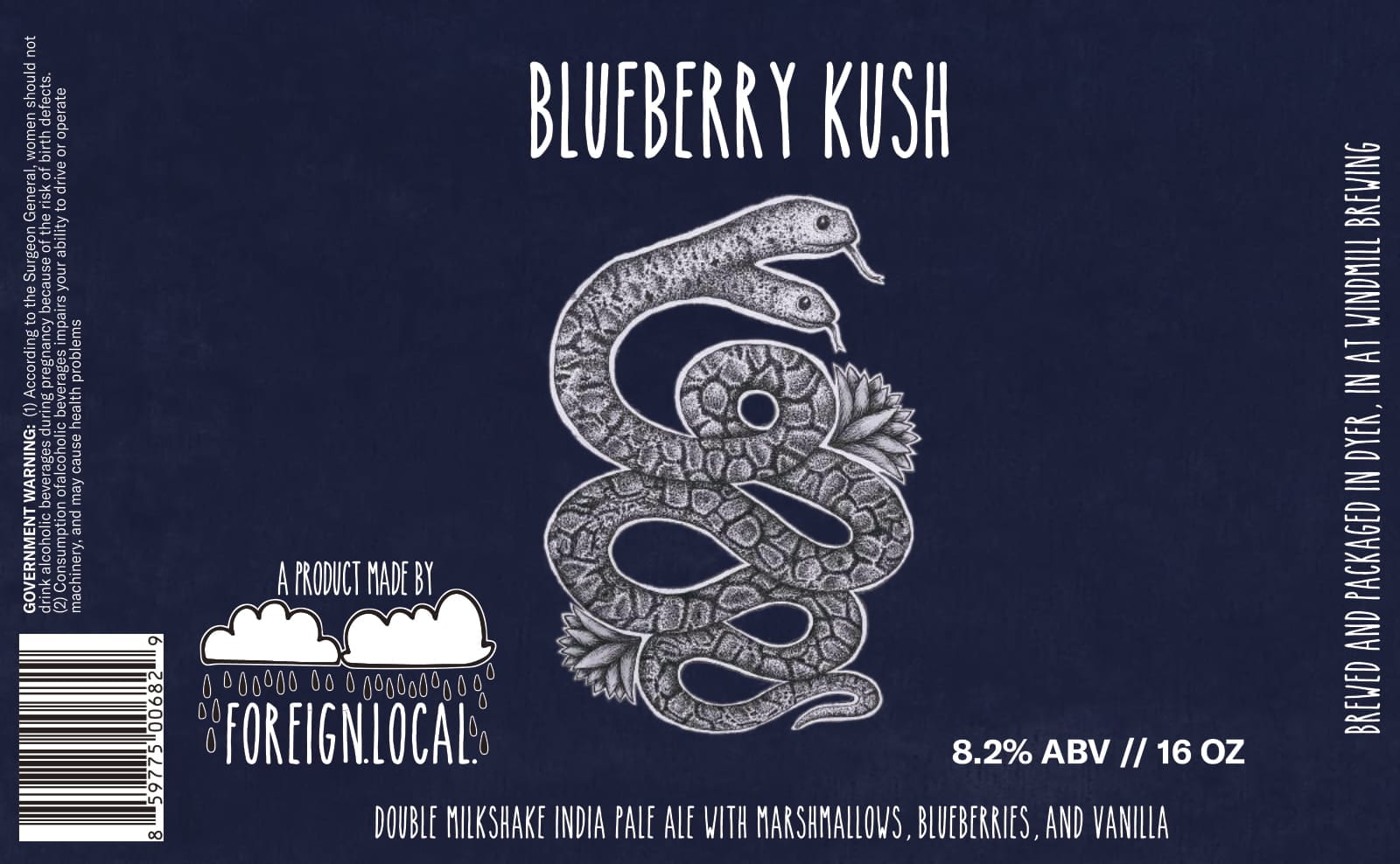 blueberry kush label