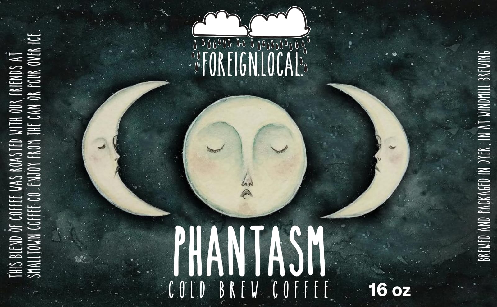 Cold brew coffee Label